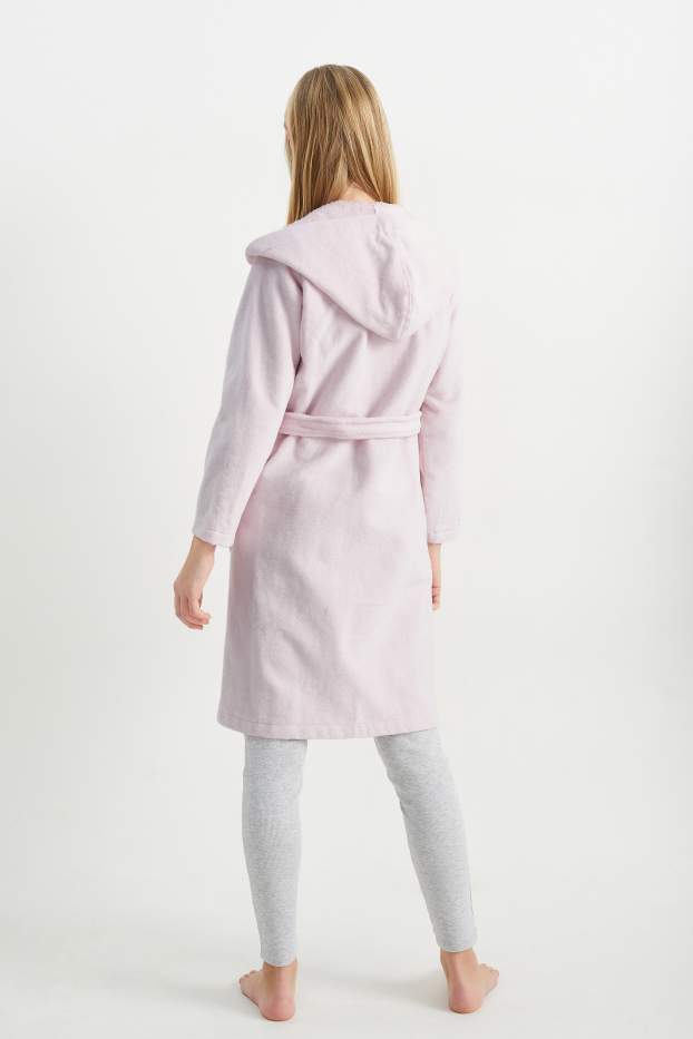Nena - Barnús amb caputxa - rosa