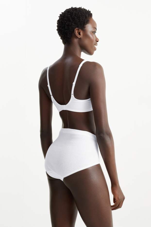 Women - Multipack of 3 - briefs - white