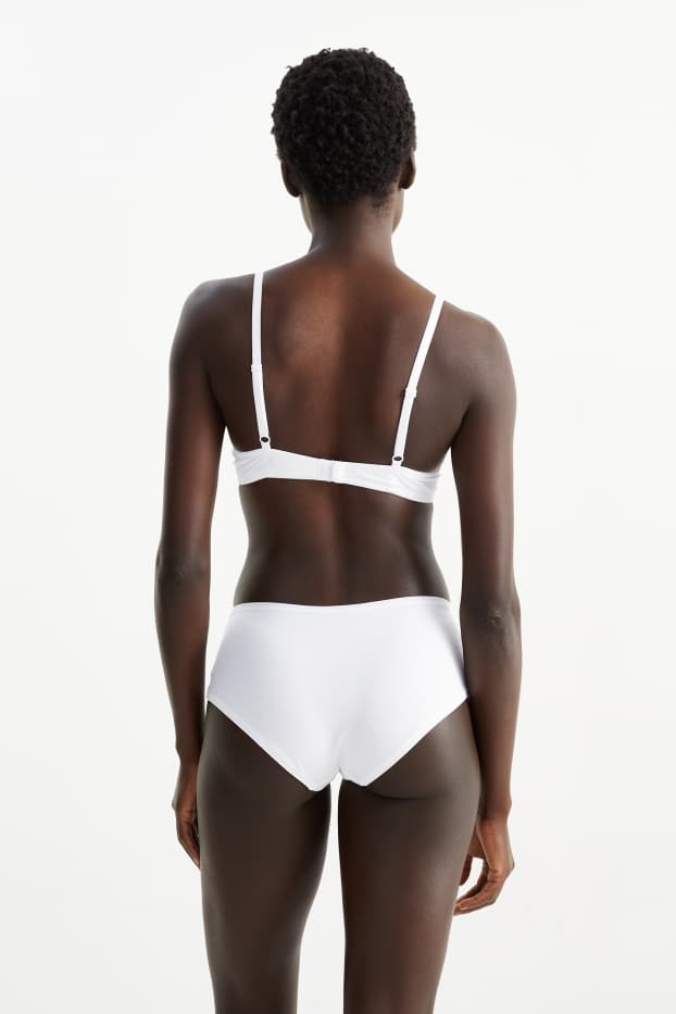 Damen - Multipack 6er - Hipster - LYCRA® - weiß