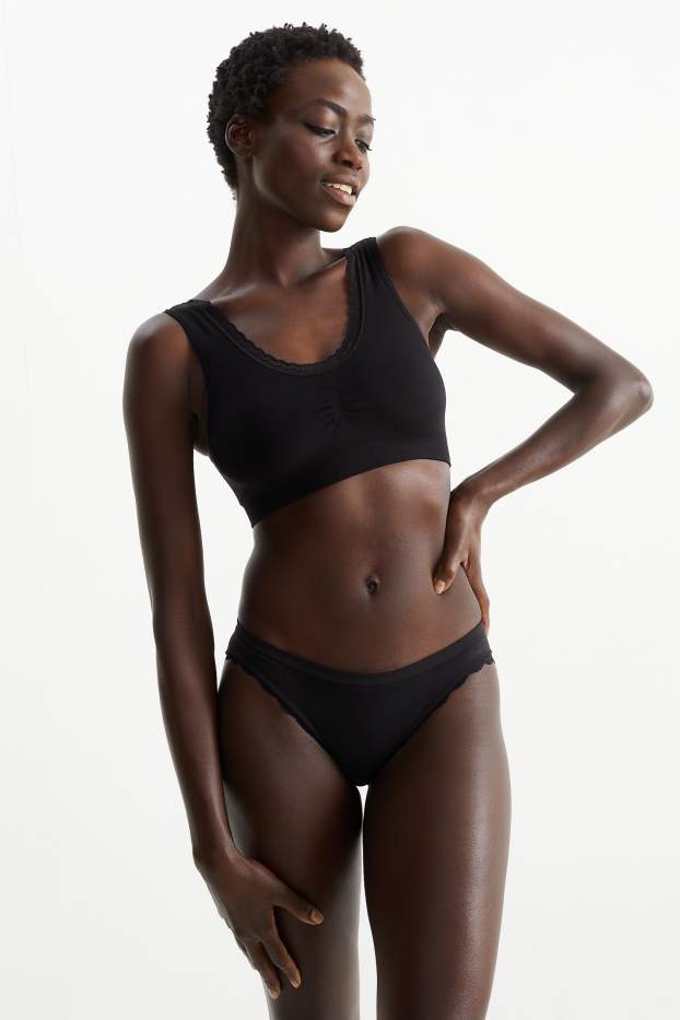 Damen - Bustier - schwarz