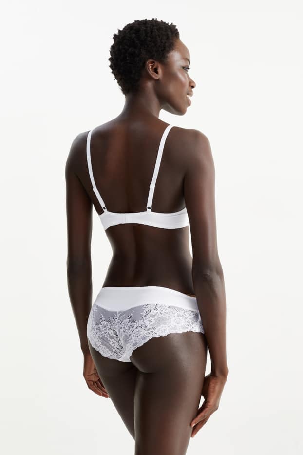 Femmes - Lot de 2 - soutien-gorges avec armatures - blanc