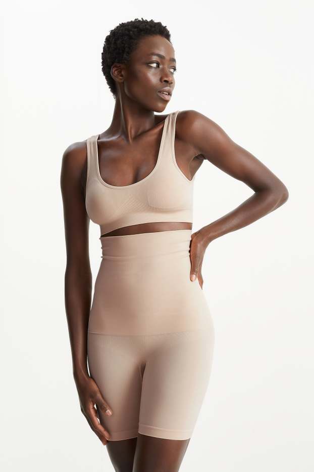 Dona - Pantalons modeladors - sense costures - beix