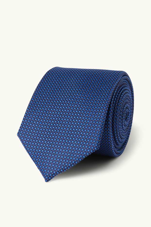 Men - Tie - dark blue