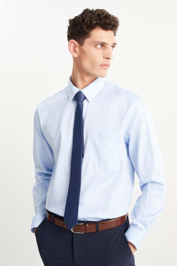 Men - Tie - dark blue