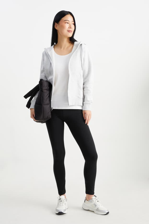 Dames - Set van 2 - legging - LYCRA® - zwart
