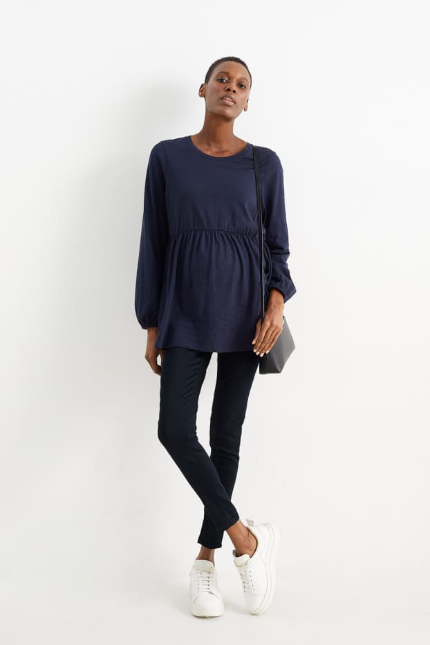Donna - Jeans premaman - taglio skinny - LYCRA® - blu scuro