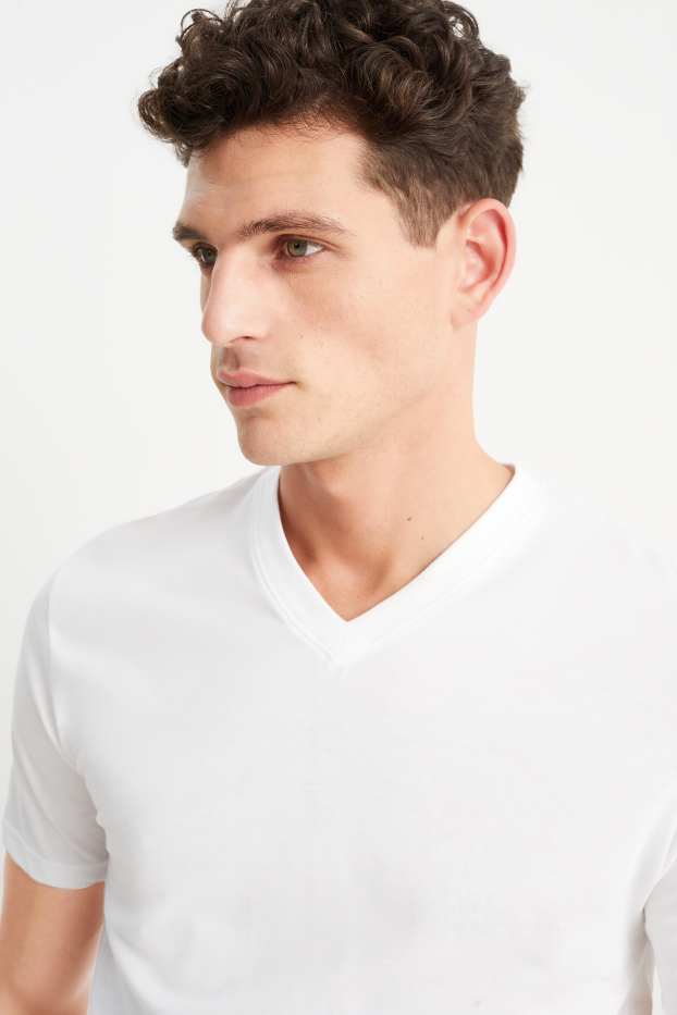 Herren - Multipack 2er - Unterhemd - weiss