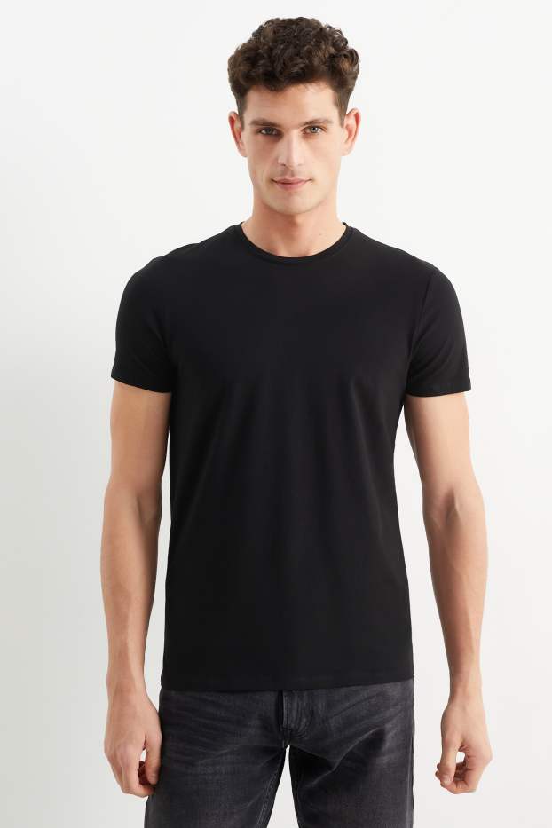 Uomo - T-shirt - Flex - nero
