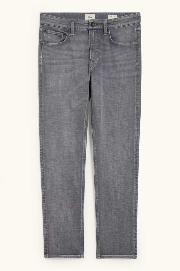 Bărbați - Slim jeans - LYCRA® - denim-gri deschis