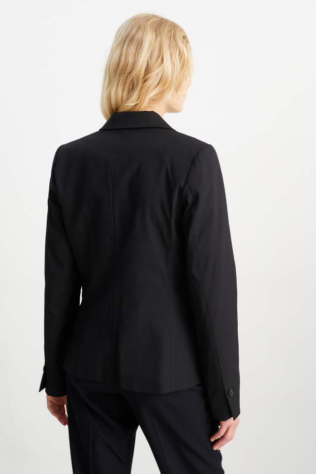 Femmes - Blazer de bureau - cintrée - noir