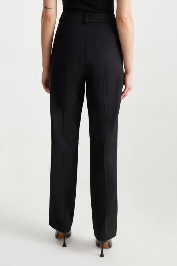 Damen - Business-Hose - Regular Fit - schwarz