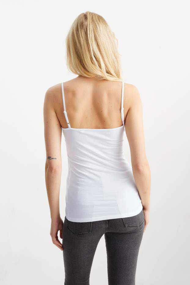 Women - Multipack of 2 - basic top - white
