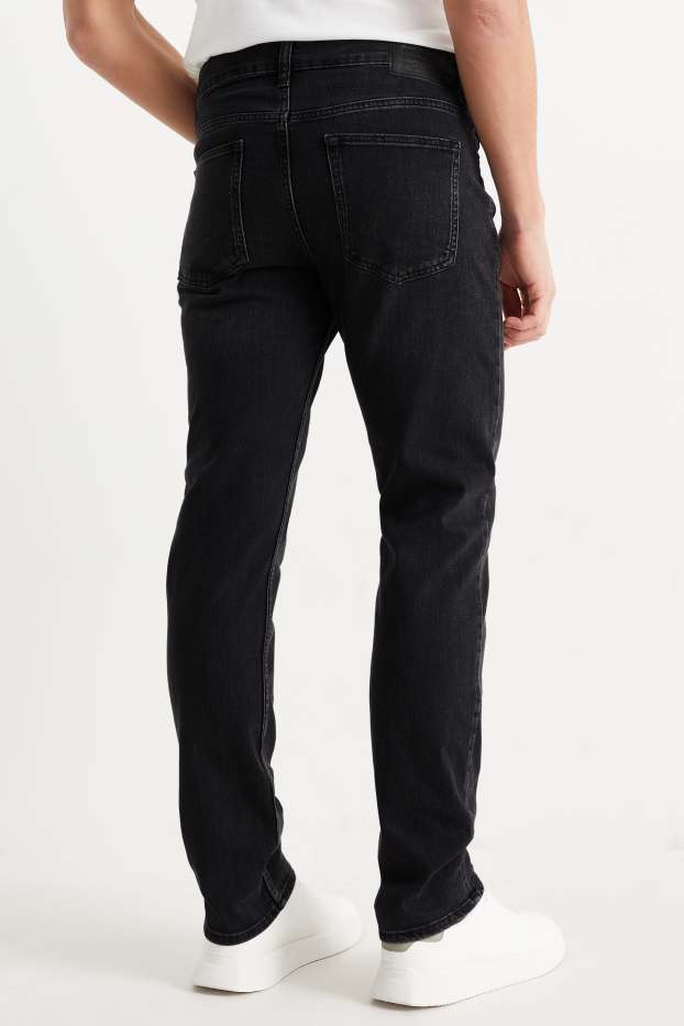 Herren - Straight Jeans - LYCRA® - schwarz
