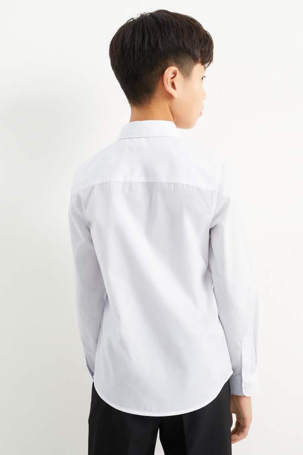 Kinderen: jongens - Overhemd - wit