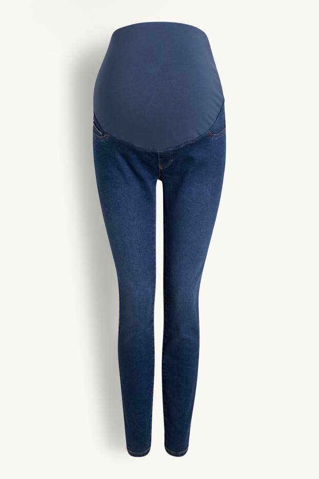 Damen - Umstandsjeans - Jegging Jeans - jeansblau