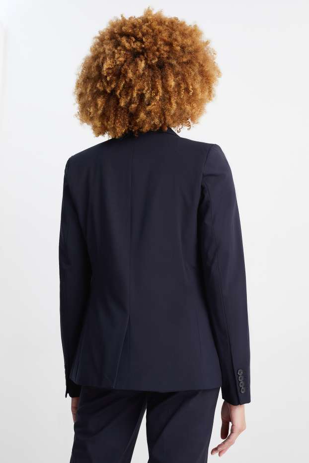 Femmes - Blazer de bureau - regular fit - Mix & Match - bleu foncé