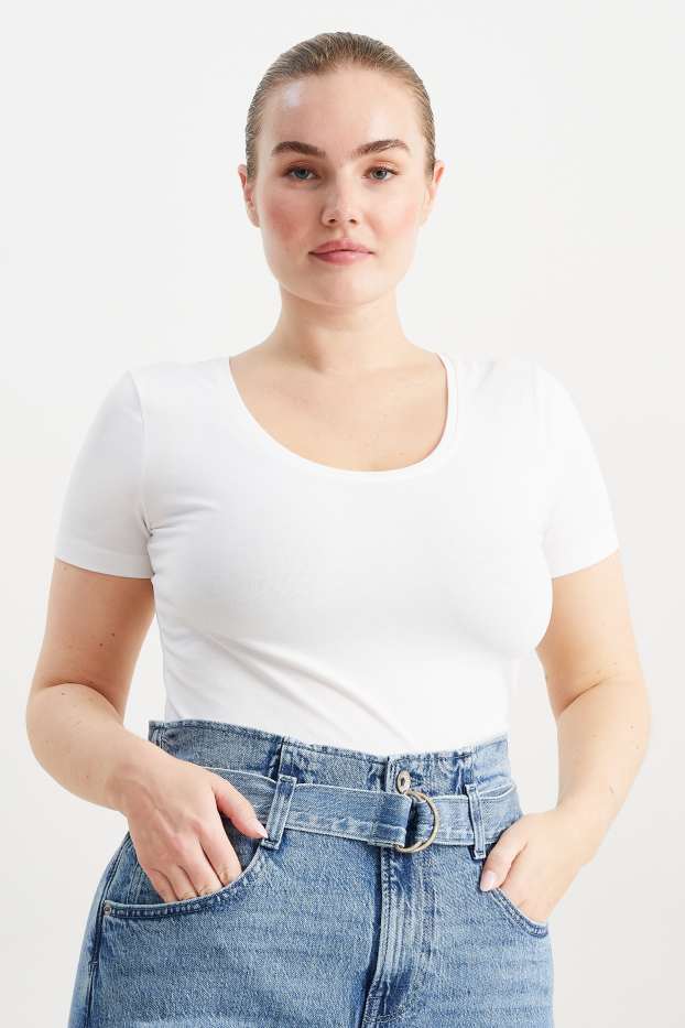 Dona - Paquet de 3 - samarreta de màniga curta  - blanc