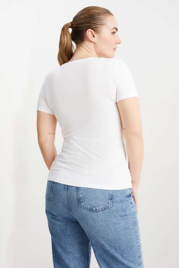 Dona - Paquet de 3 - samarreta de màniga curta  - blanc