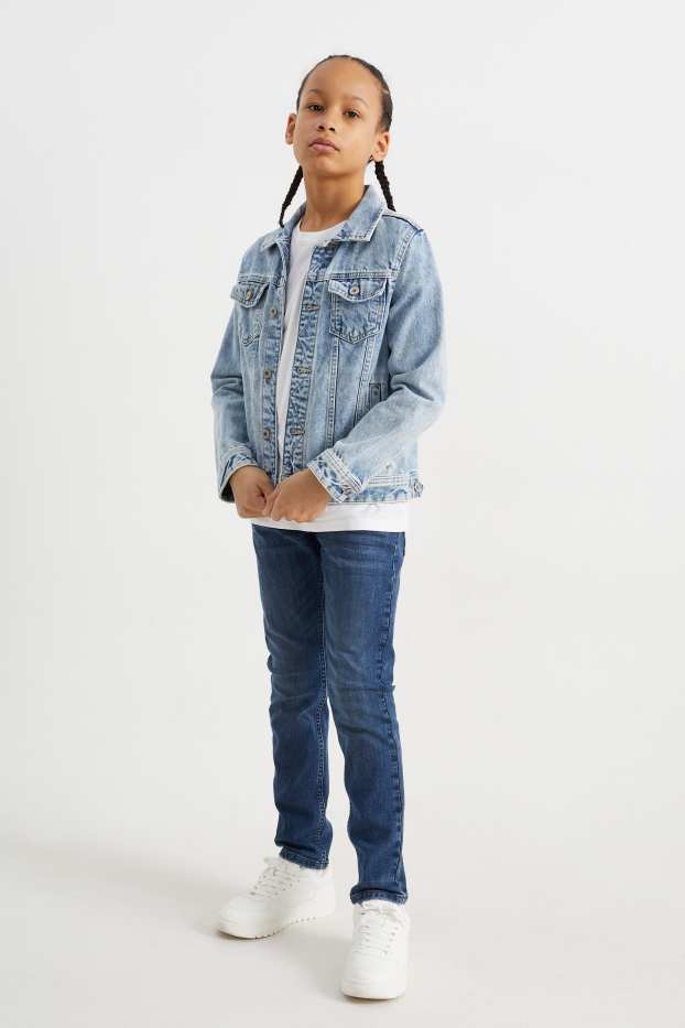 Kinder Buben - Slim Jeans - LYCRA® - dunkeljeansblau