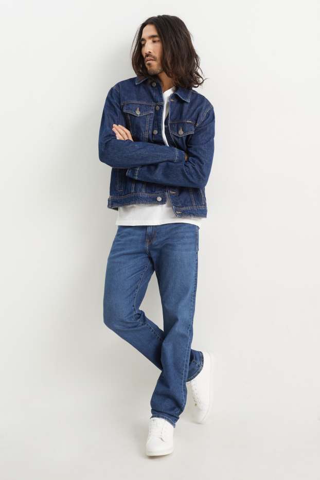 Herren - Straight Jeans - LYCRA® - jeansblau