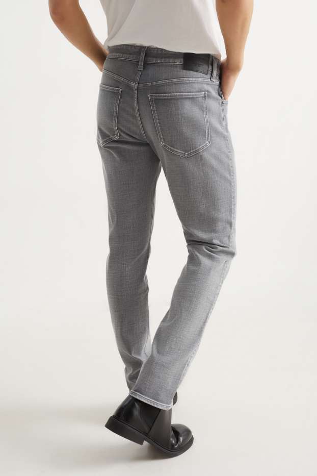 Bărbați - Slim jeans - LYCRA® - denim-gri deschis