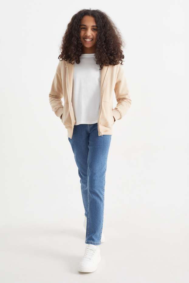 Children Girls - Jegging jeans - blue denim