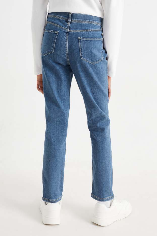 Children Girls - Jegging jeans - blue denim