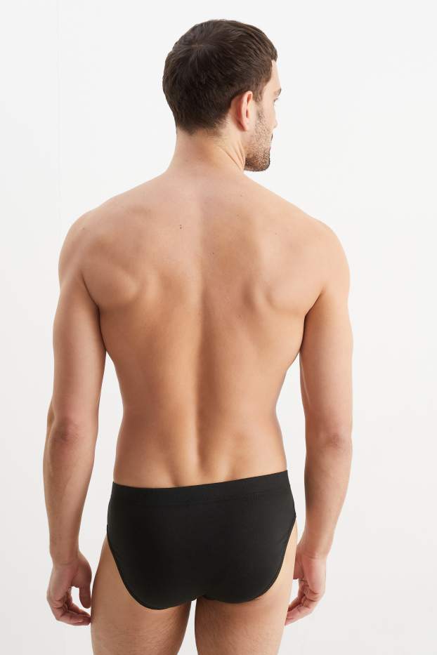 Herren - Multipack 3er - Slip - schwarz