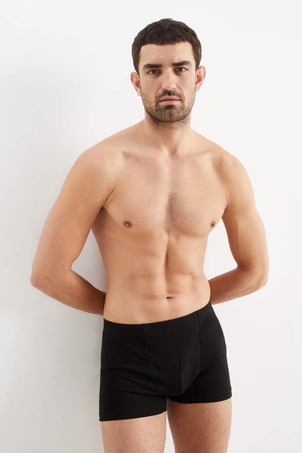 Men - Multipack of 5 - trunks - black