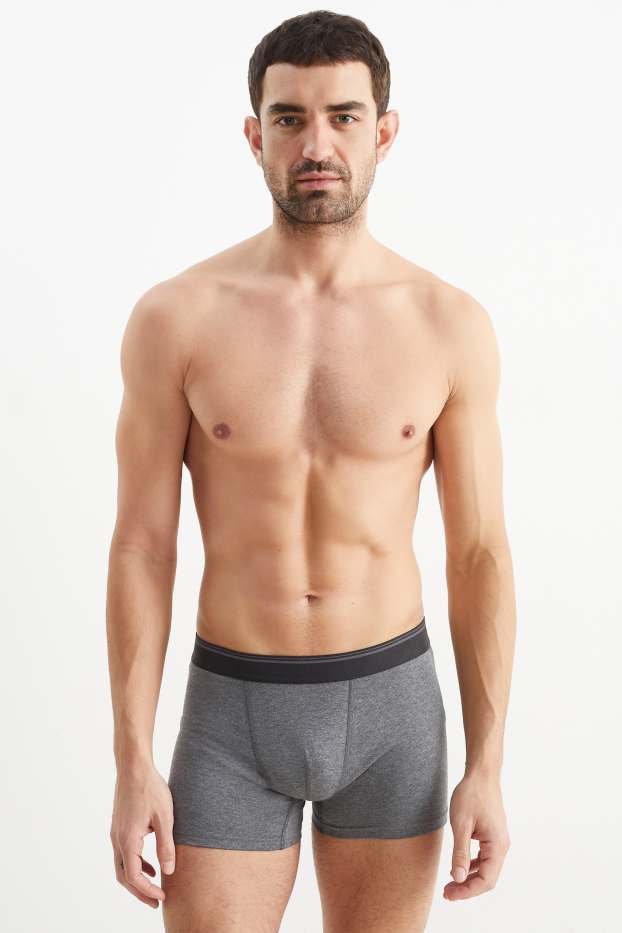 Herren - Multipack 5er - Trunks - grau