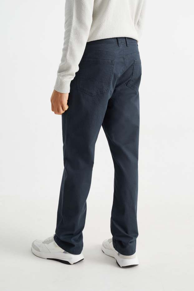 Heren - Broek - regular fit - donkergrijs