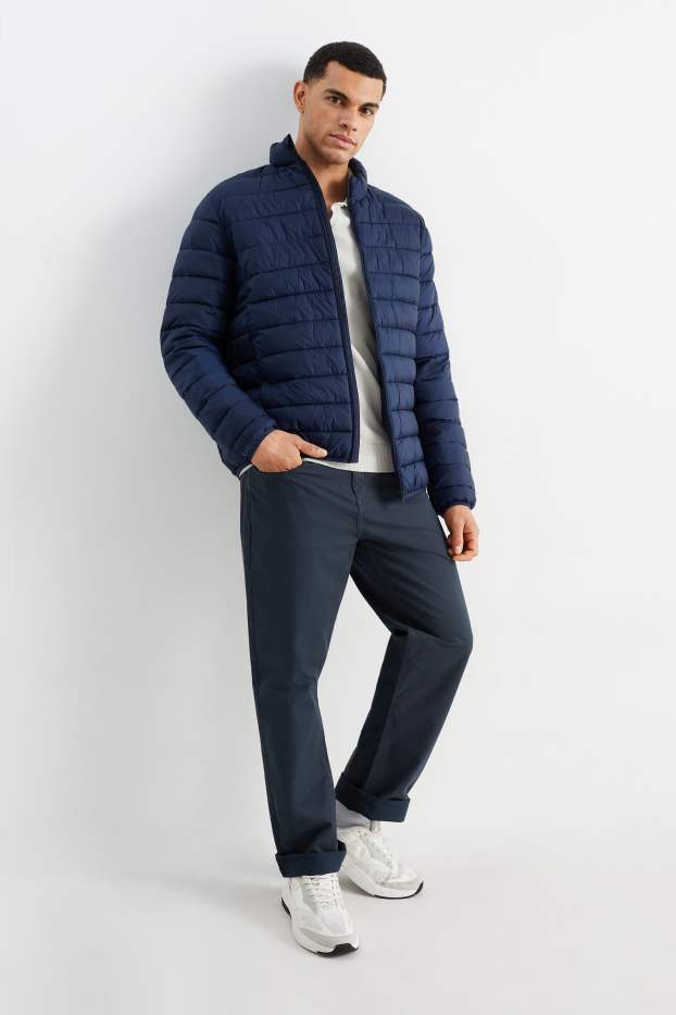 Heren - Broek - regular fit - donkergrijs