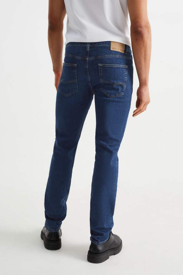 Pánské - Slim jeans - džíny - modré