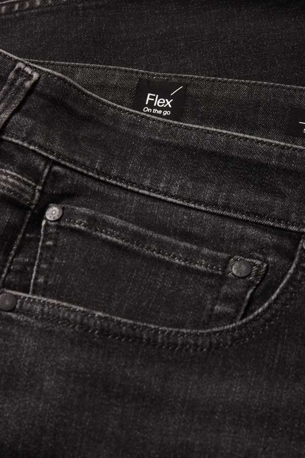 Uomo - Slim tapered jeans - Flex - LYCRA® ADAPTIV - jeans grigio scuro