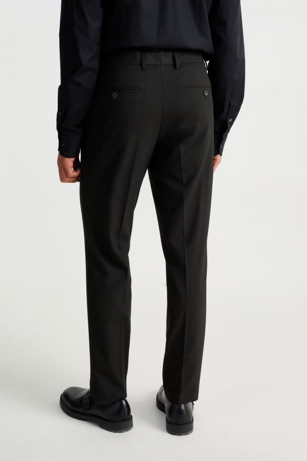 Herren - Baukasten-Hose - Regular Fit - Flex - LYCRA® - Mix & Match - schwarz