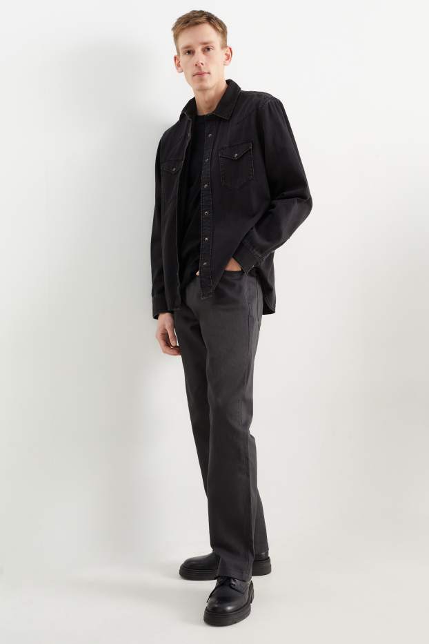 Herren - Hose - Regular Fit - dunkelgrau