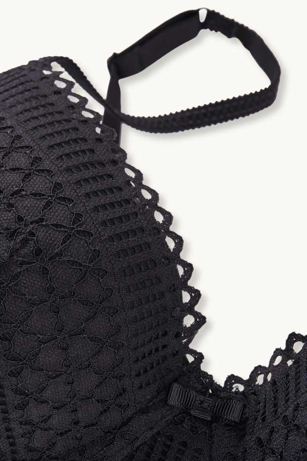 Dona - Sostenidors amb cèrcol - DEMI - enconxats - negre