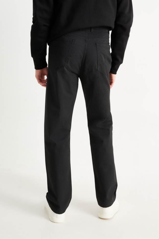 Heren - Broek - regular fit - zwart