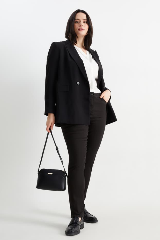 Femmes - Slim jean - mid waist - noir