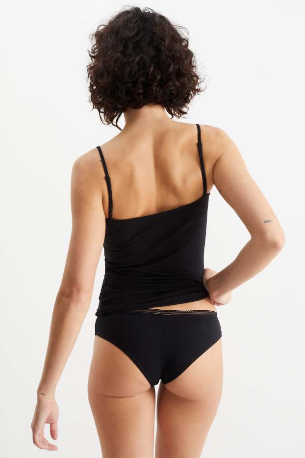 Femmes - Lot de 3 - culottes - noir