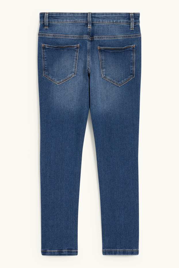 Kinderen: jongens - Skinny jeans - jeansblauw