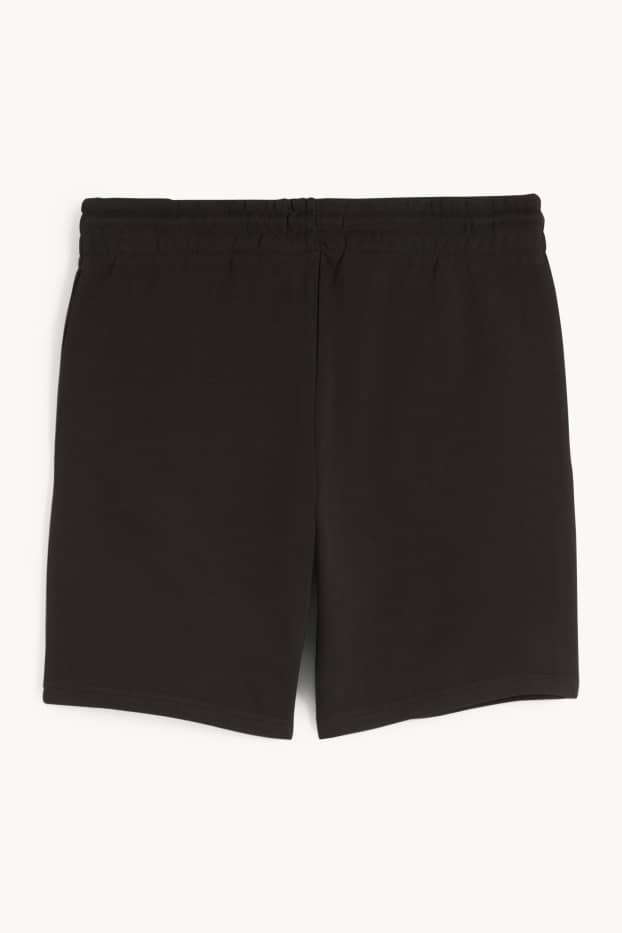 Heren - Sweatshorts - zwart