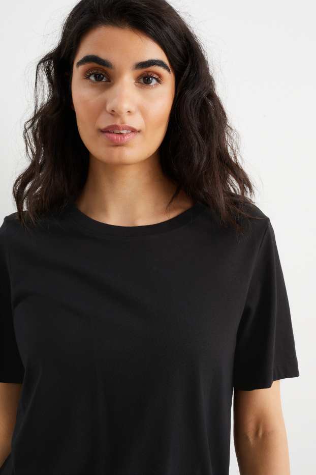 Femmes - Lot de 2 - T-shirts  - noir