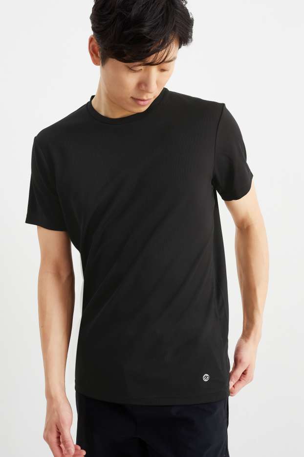 Herren - Sport-Shirt - Regular Fit - schwarz