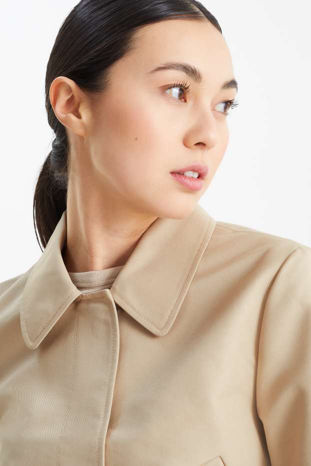 Dames - Jas - licht beige
