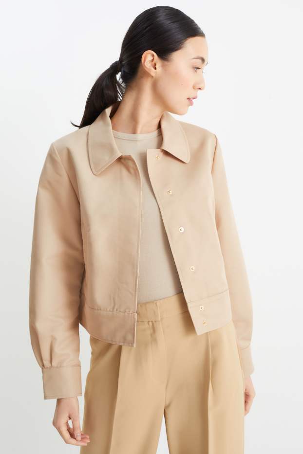Dames - Jas - licht beige
