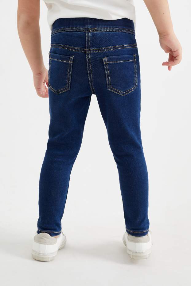 Enfants filles - Lot de 2 - jegging jeans - jean bleu foncé