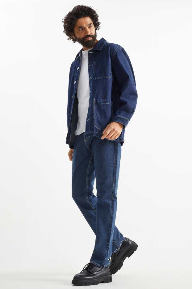 Men - Regular jeans - denim-dark blue