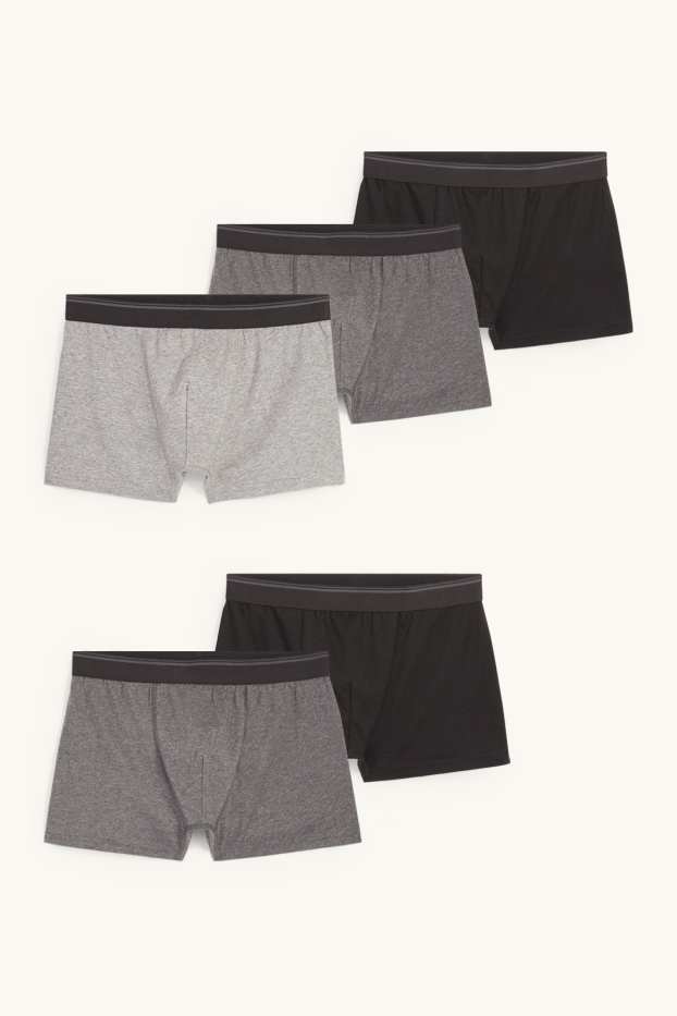 Herren - Multipack 5er - Trunks - grau