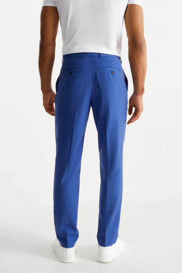 Men - Mix-and-match trousers - regular fit - Flex - LYCRA® - dark blue